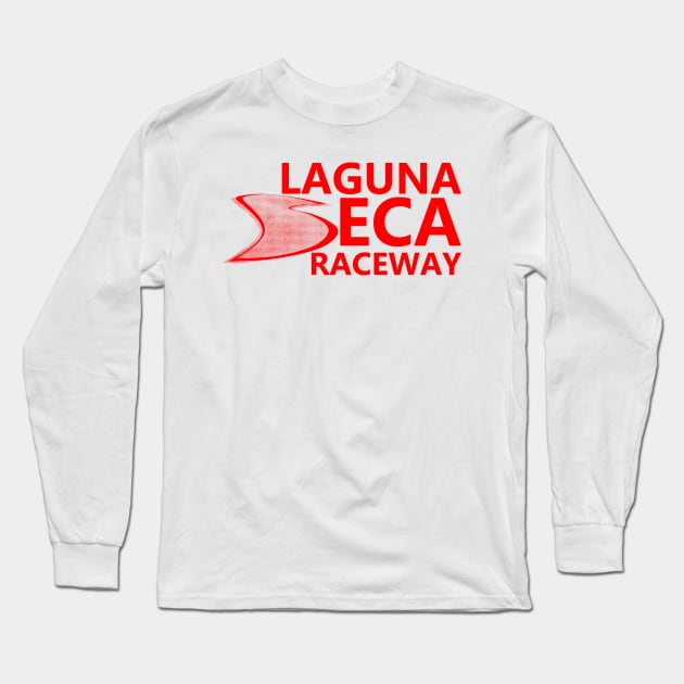 Laguna Seca Raceway Corkscrew Long Sleeve T-Shirt by SteamboatJoe